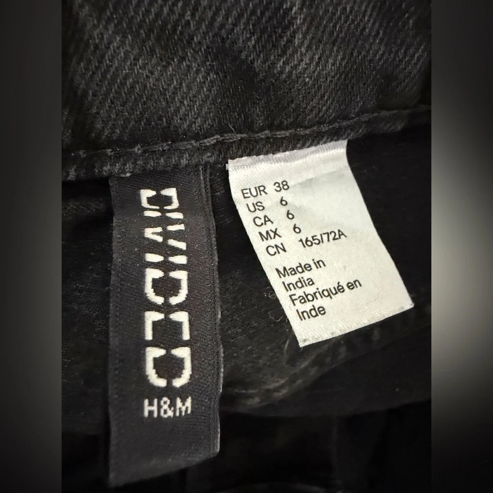 H&M Dark Gray Straight Jeans - Picture 3 of 4